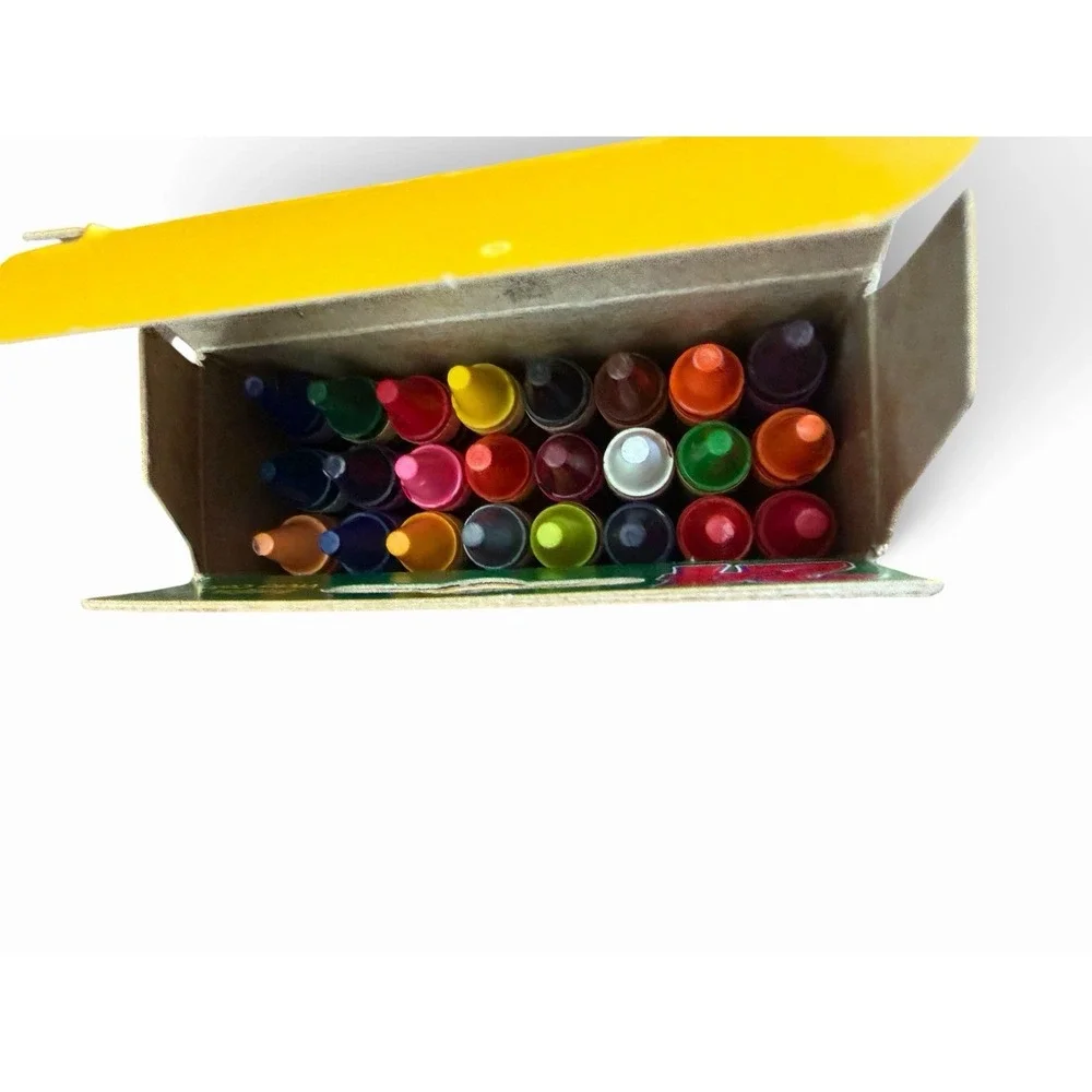 Lot Of 3 -CRAYOLA CRAYONS 24 Nontoxic 2006 USA Dandelion Set Discontinued VTG